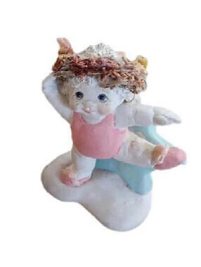 Dreamsicle Ballet Swan Lake 3.5" Cherub Ballerina Angel Figurine Signed